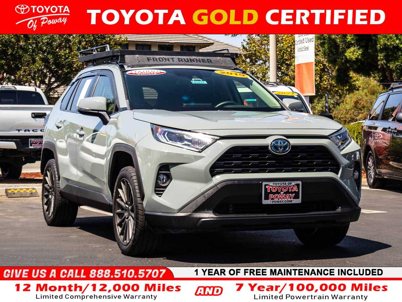 2019 Toyota RAV4 Hybrid XLE — SUV — 52,108 mi — Poway, CA