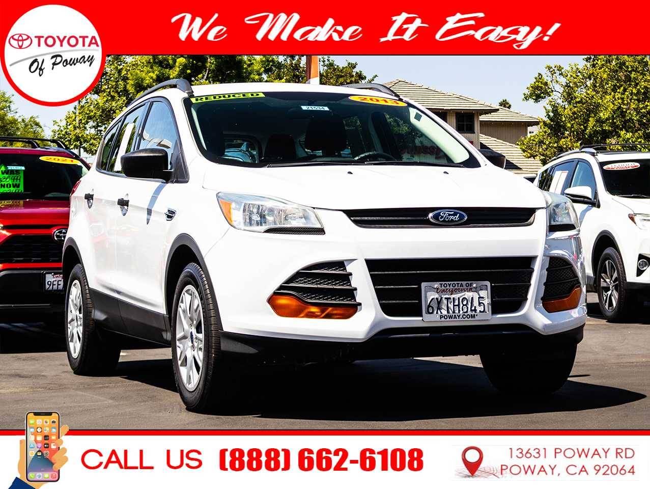 2013 Ford Escape S — SUV — 78,442 mi — Poway, CA