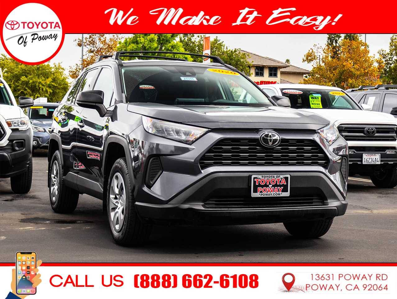 2020 Toyota RAV4 LE — SUV — 46,554 mi — Poway, CA
