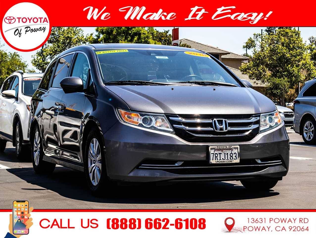 2016 Honda Odyssey EX-L — Minivan — 108,897 mi — Poway, CA