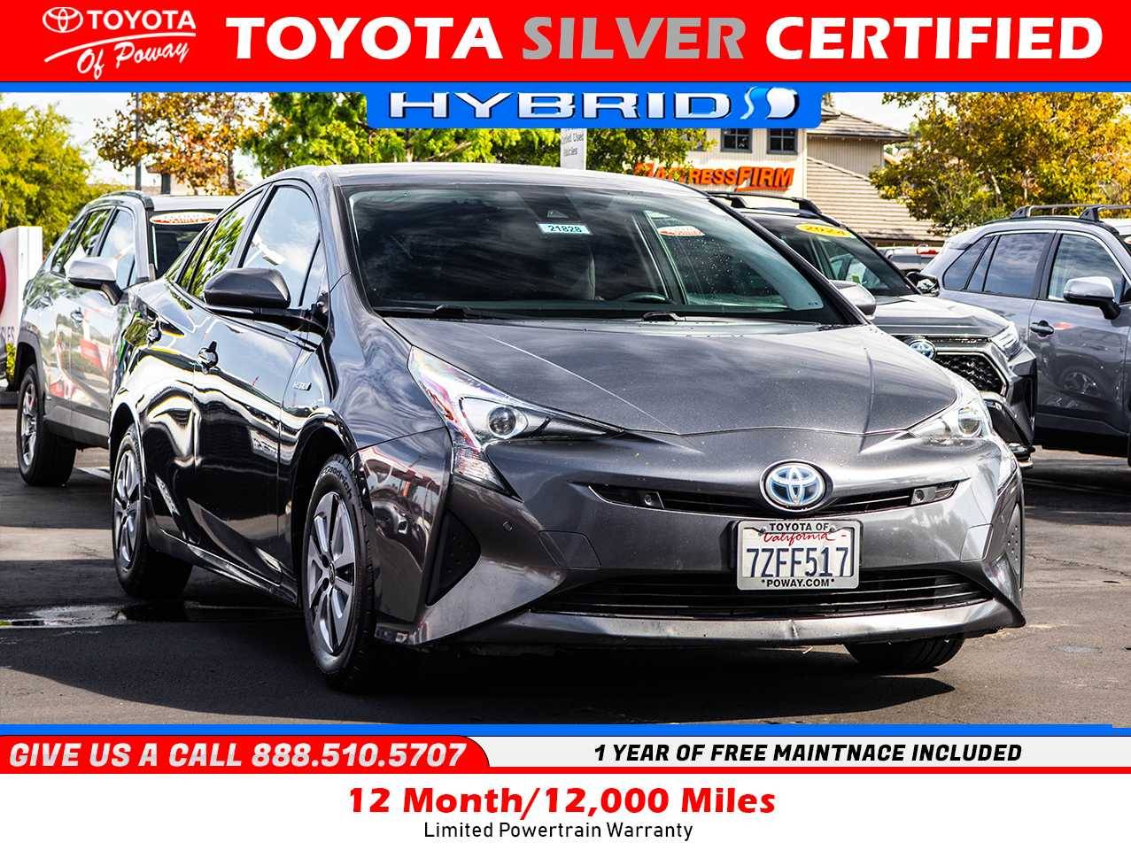 2017 Toyota Prius Two — Hatchback — 124,330 mi — Poway, CA