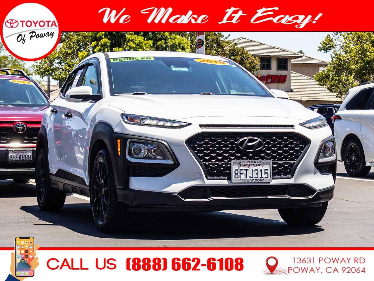 2019 Hyundai Kona SE — SUV — 132,051 mi — Poway, CA