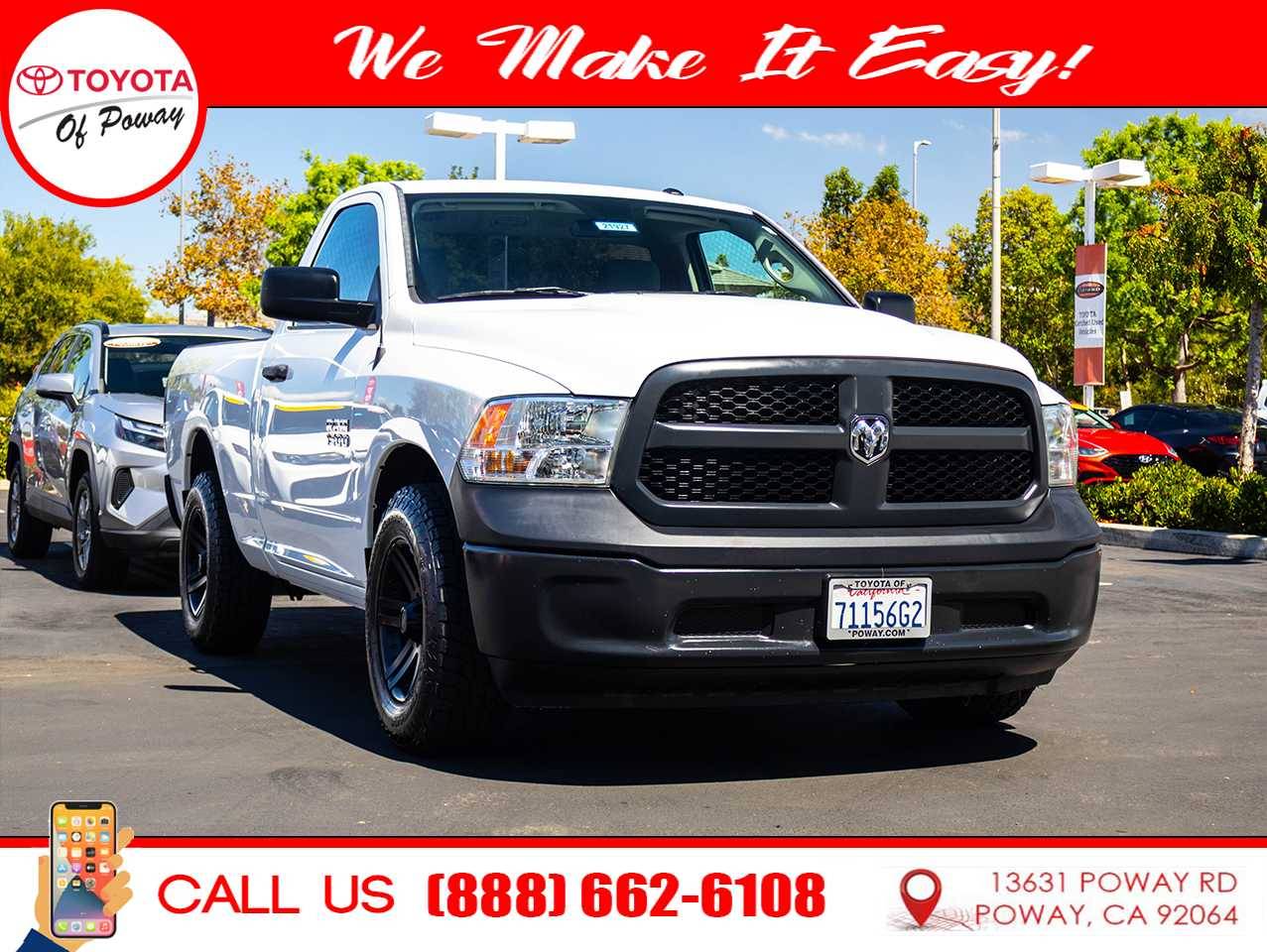 2017 Ram 1500 Tradesman — Pickup Truck — 69,570 mi — Poway, CA