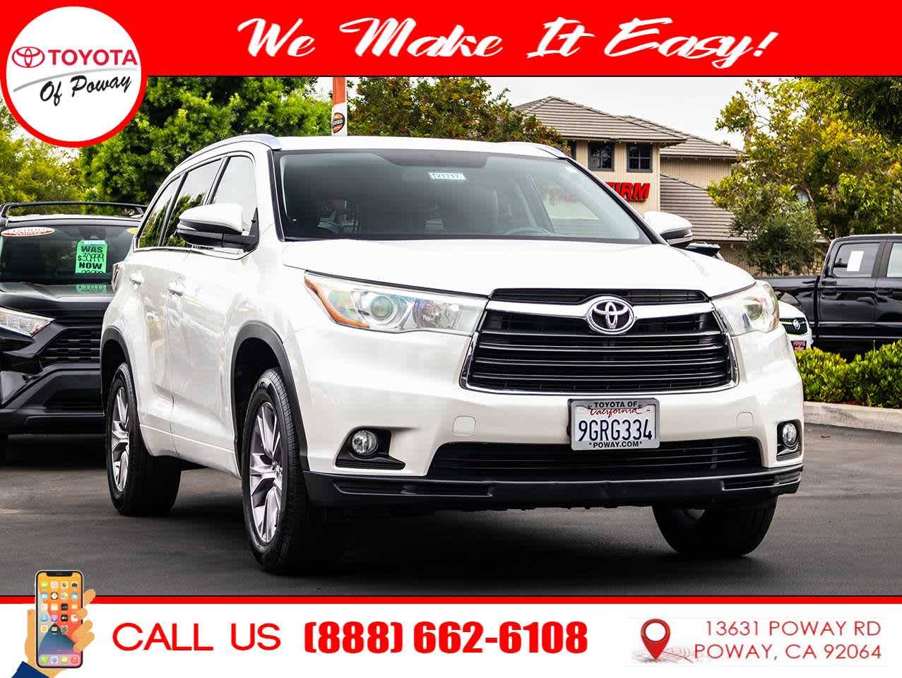2015 Toyota Highlander XLE — SUV — 196,018 mi — Poway, CA