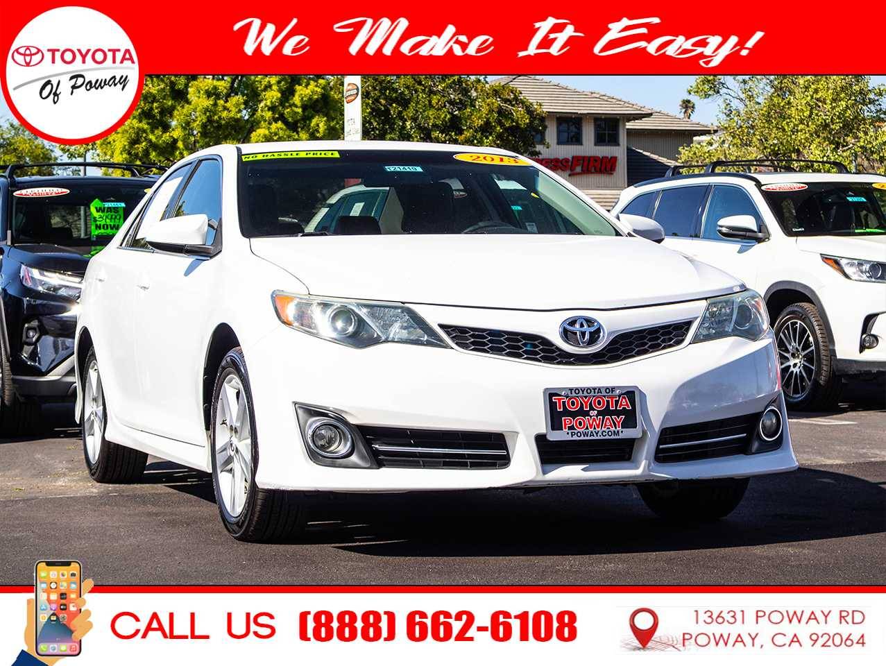 2013 Toyota Camry SE — Sedan — 98,709 mi — Poway, CA