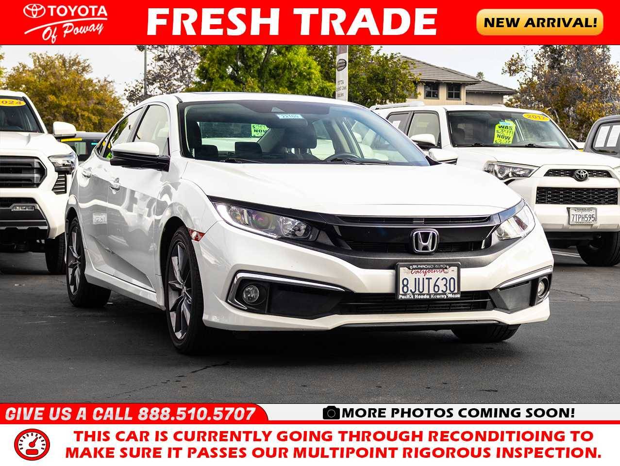 2019 Honda Civic EX — Sedan — 92,136 mi — Poway, CA
