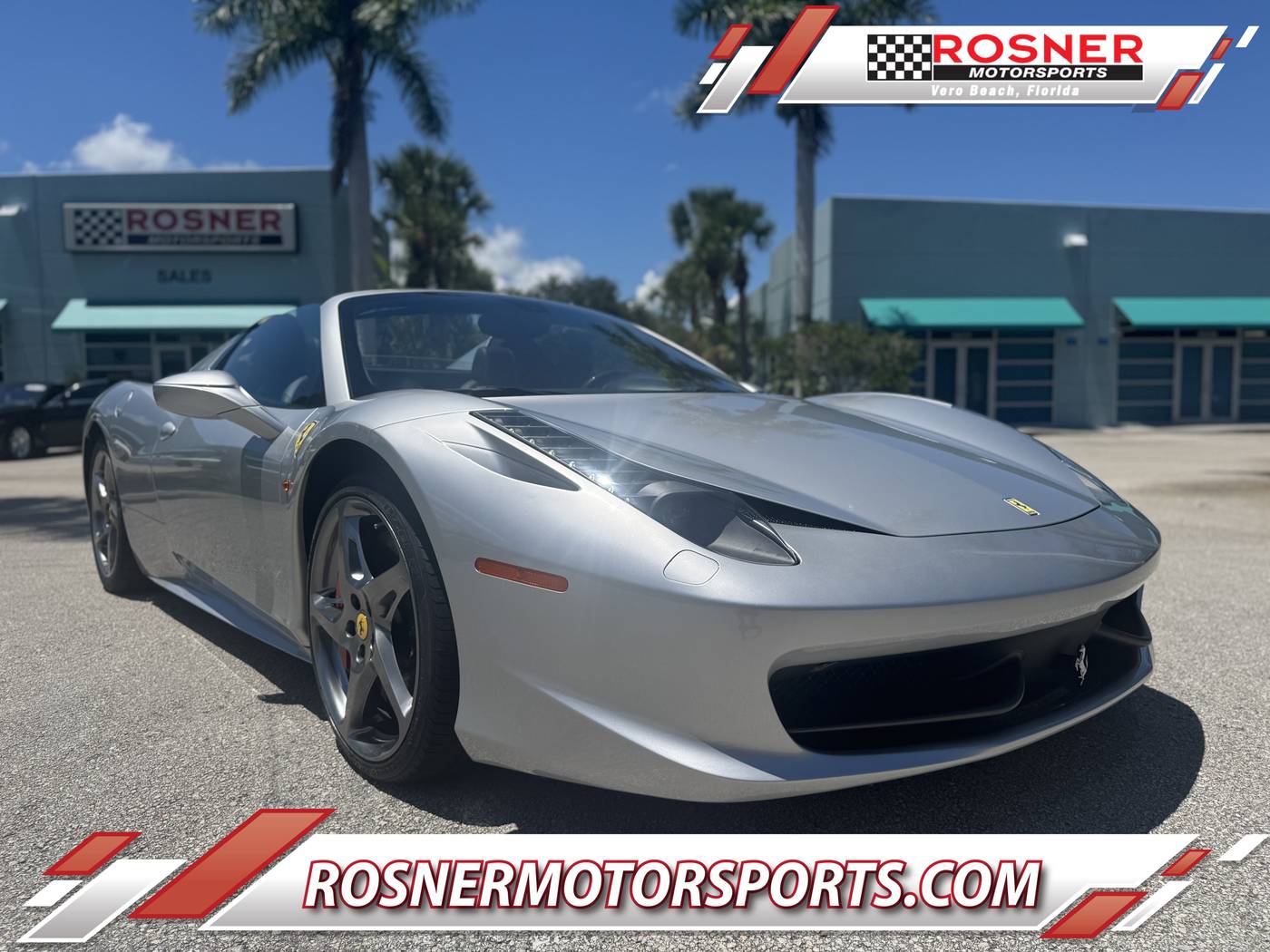 2013 Ferrari 458 Italia Spider — Convertible — 10,035 mi — Vero Beach, FL