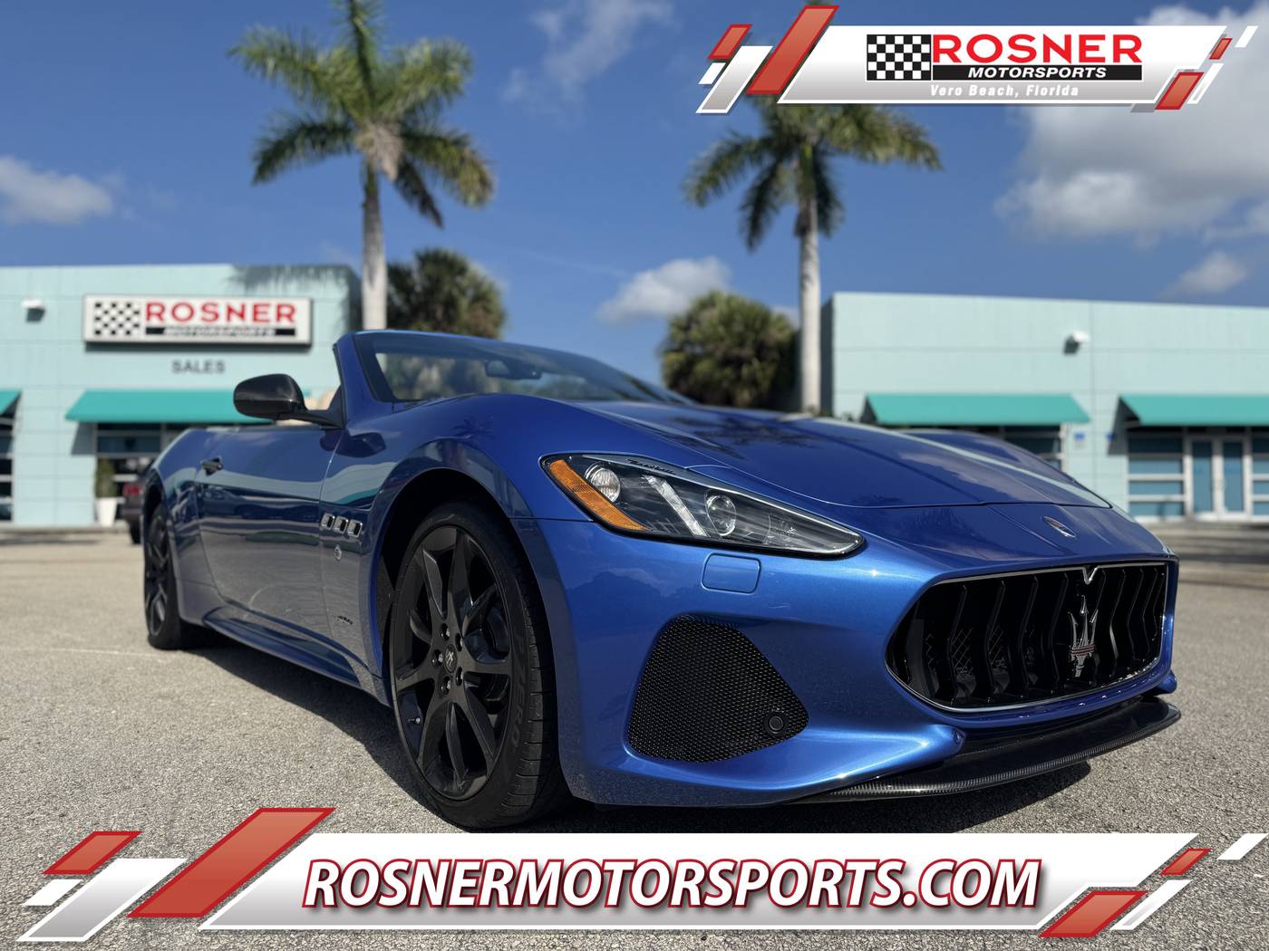 2018 Maserati GranTurismo Sport — Convertible — 9,780 mi — Vero Beach, FL