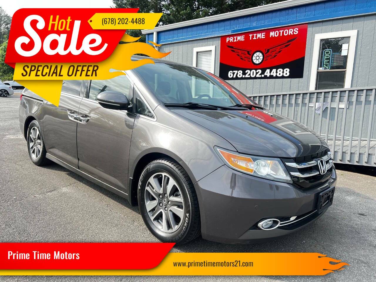 2014 Honda Odyssey Touring Elite — Minivan — 151,185 mi — Marietta, GA