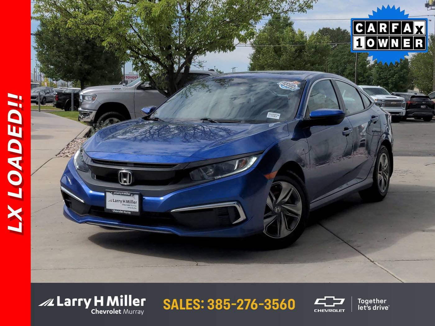 2020 Honda Civic LX — Sedan — 97,165 mi — Murray, UT
