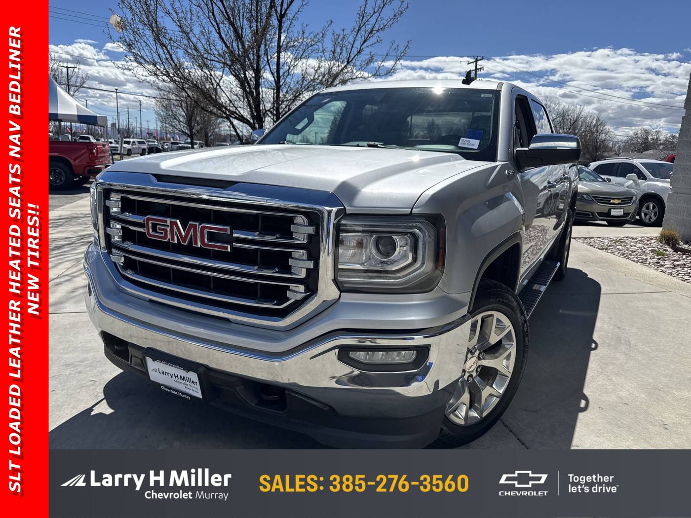 2017 GMC Sierra 1500 SLT — Pickup Truck — 129,560 mi — Murray, UT