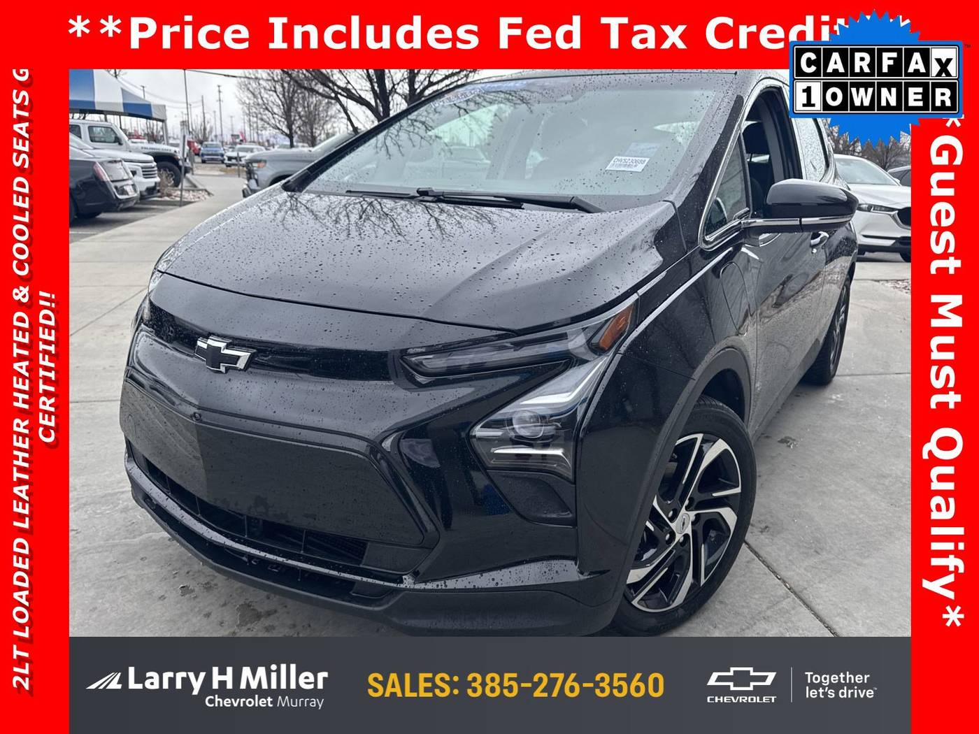 2023 Chevrolet Bolt EV 2LT — Sedan — 15,280 mi — Murray, UT