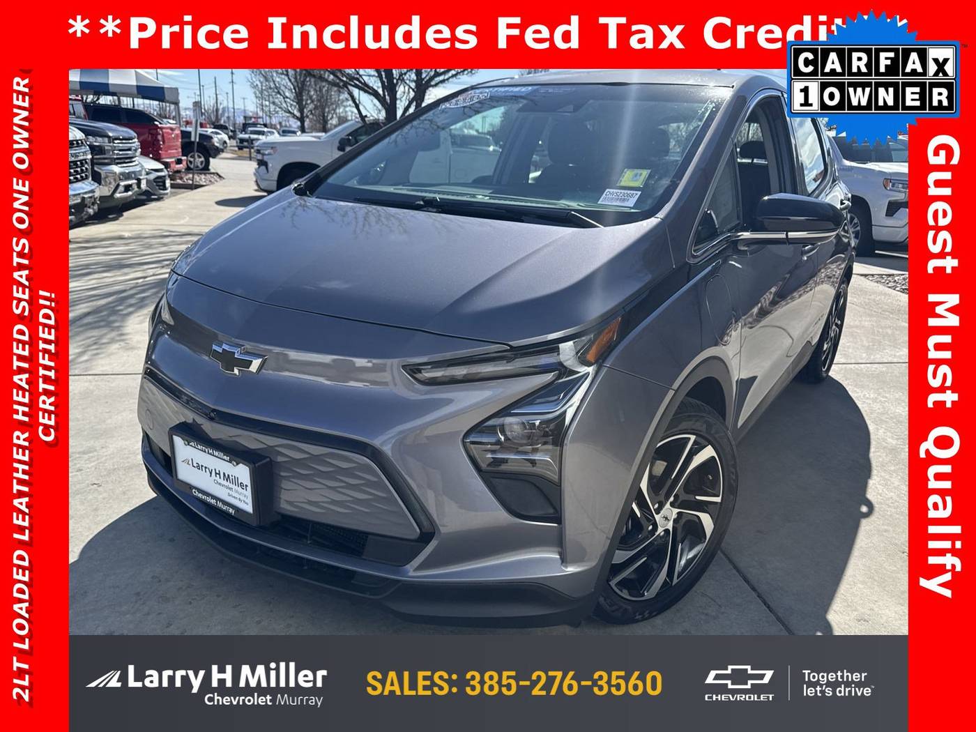 2023 Chevrolet Bolt EV 2LT — Sedan — 8,837 mi — Murray, UT
