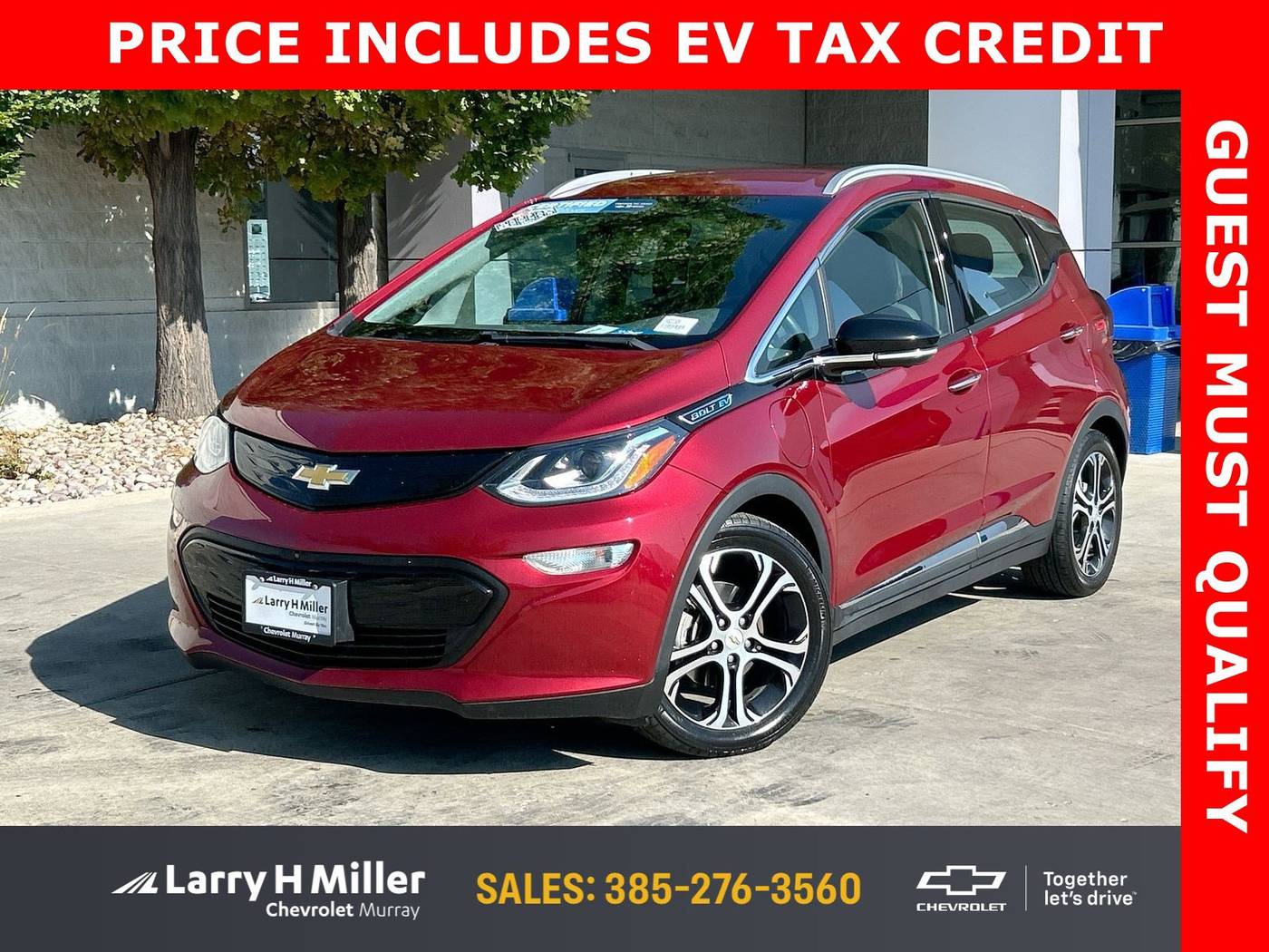 2021 Chevrolet Bolt EV Premier — Hatchback — 38,350 mi — Murray, UT