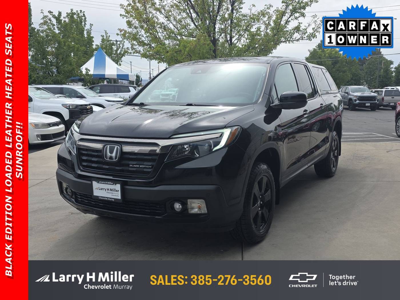 2019 Honda Ridgeline Black Edition — Pickup Truck — 82,430 mi — Murray, UT