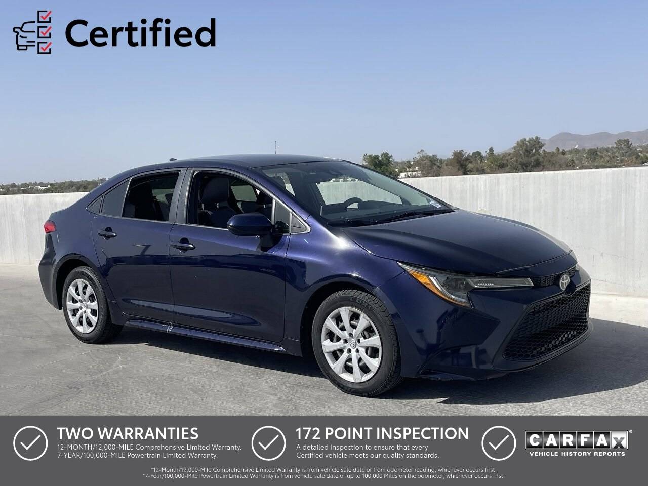 2021 Toyota Corolla LE — Sedan — 75,656 mi — Phoenix, AZ