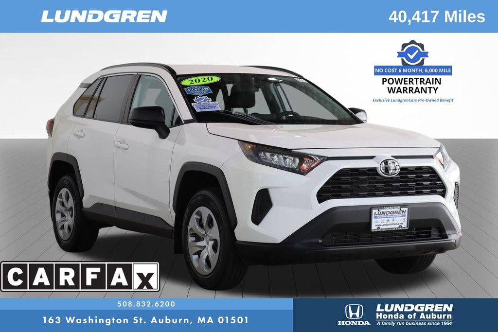2020 Toyota RAV4 LE — SUV — 40,417 mi — Auburn, MA