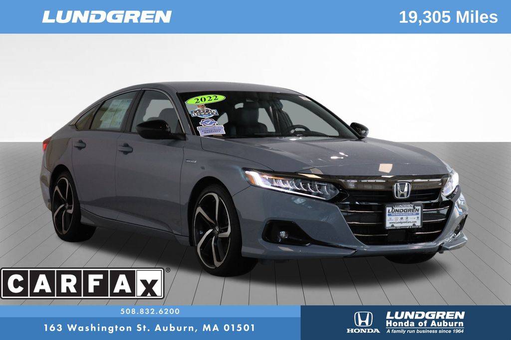 2022 Honda Accord Hybrid Sport — Sedan — 19,305 mi — Auburn, MA