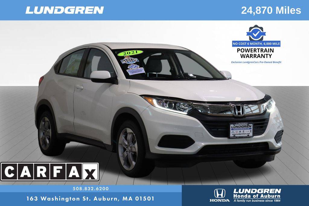 2021 Honda HR-V LX — SUV — 24,870 mi — Auburn, MA
