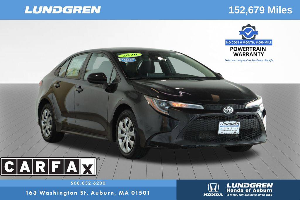 2020 Toyota Corolla LE — Sedan — 152,274 mi — Auburn, MA