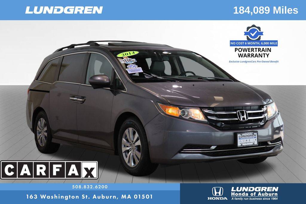 2014 Honda Odyssey EX-L — Minivan — 183,749 mi — Auburn, MA