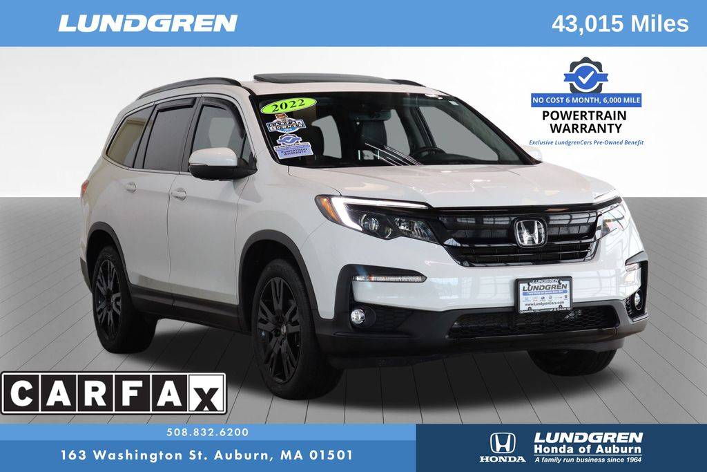 2022 Honda Pilot Special Edition — SUV — 43,015 mi — Auburn, MA