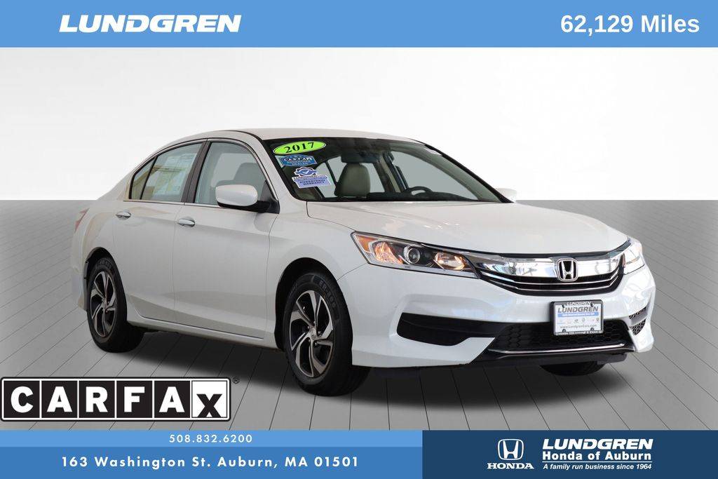 2017 Honda Accord LX — Sedan — 62,129 mi — Auburn, MA
