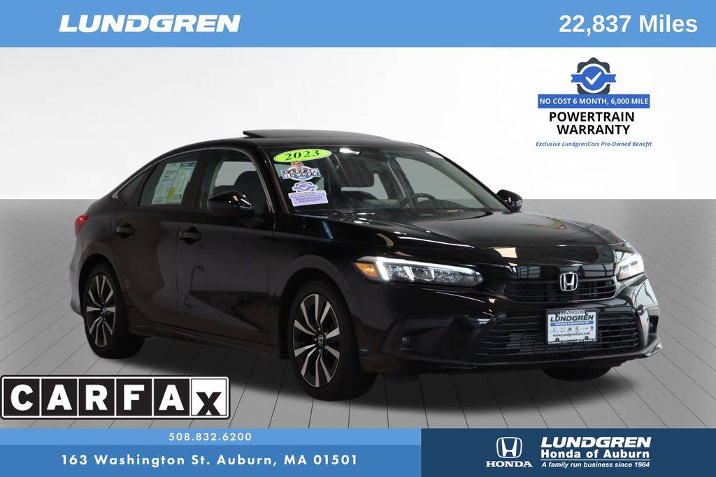 2023 Honda Civic EX — Sedan — 22,837 mi — Auburn, MA