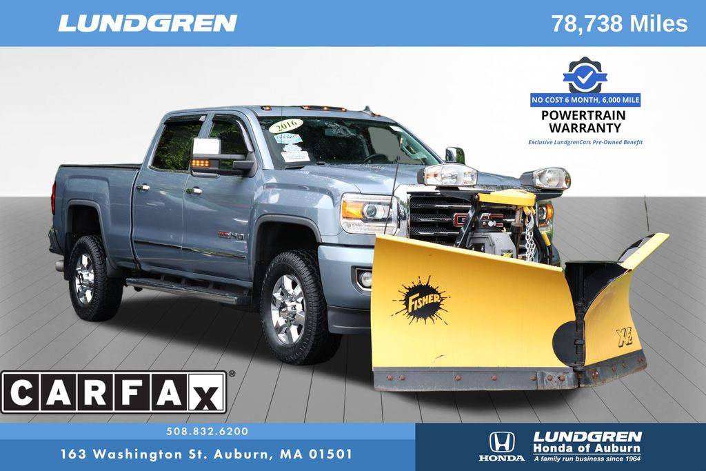 2016 GMC Sierra 2500HD SLT — Pickup Truck — 78,657 mi — Auburn, MA