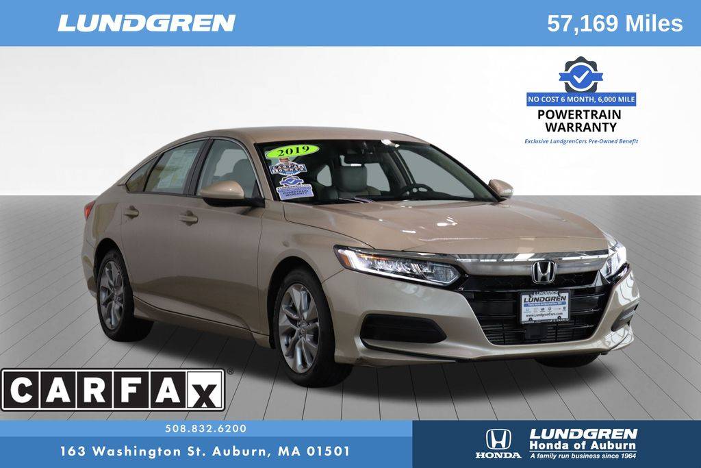 2019 Honda Accord LX — Sedan — 56,644 mi — Auburn, MA