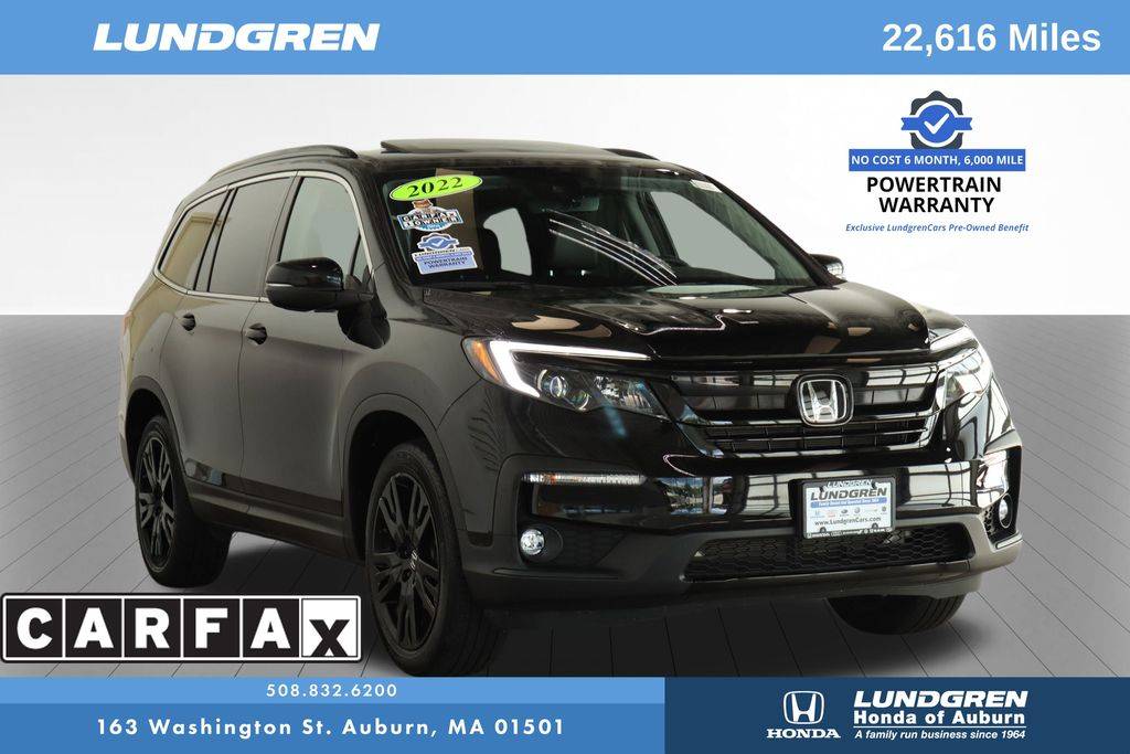 2022 Honda Pilot Special Edition — SUV — 22,060 mi — Auburn, MA