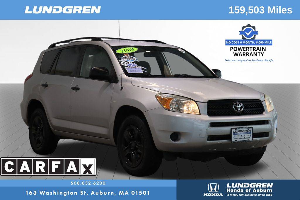 2008 Toyota RAV4 Base — SUV — 159,092 mi — Auburn, MA