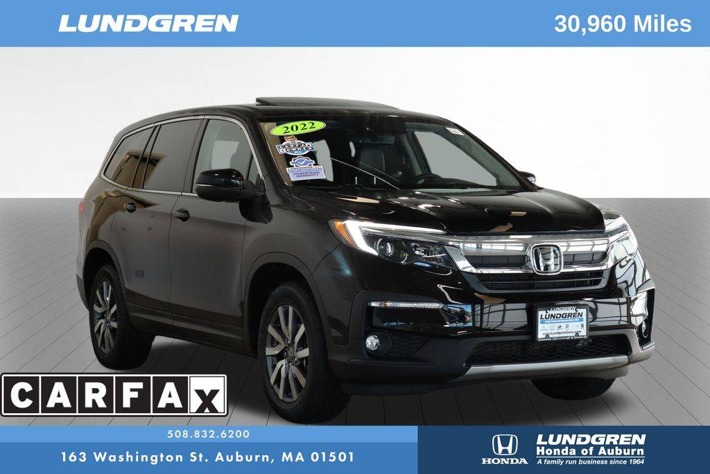 2022 Honda Pilot EX-L — SUV — 30,936 mi — Auburn, MA