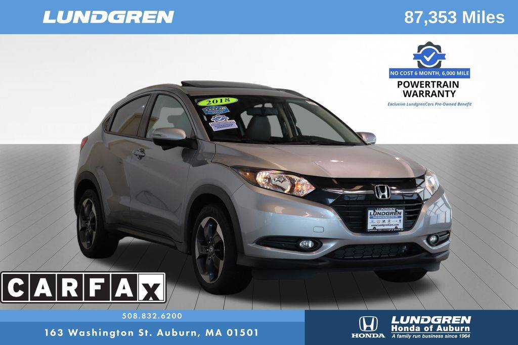 2018 Honda HR-V EX-L Navi — SUV — 87,182 mi — Auburn, MA