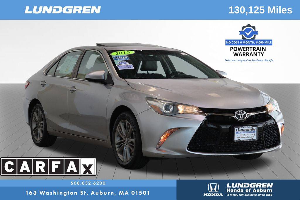 2015 Toyota Camry SE — Sedan — 130,125 mi — Auburn, MA