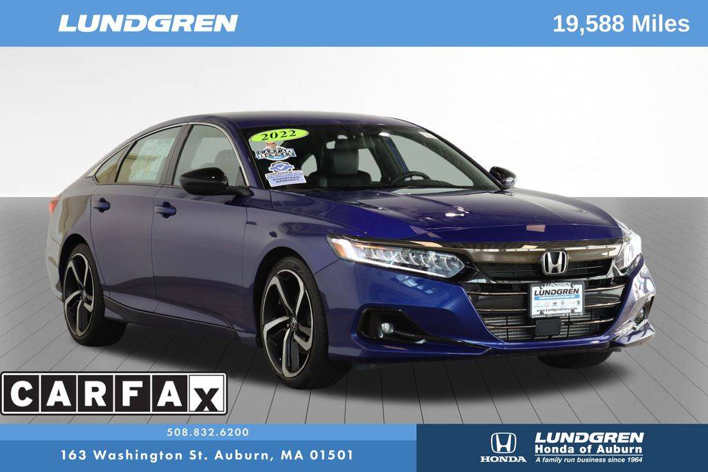 2022 Honda Accord Sport — Sedan — 19,588 mi — Auburn, MA