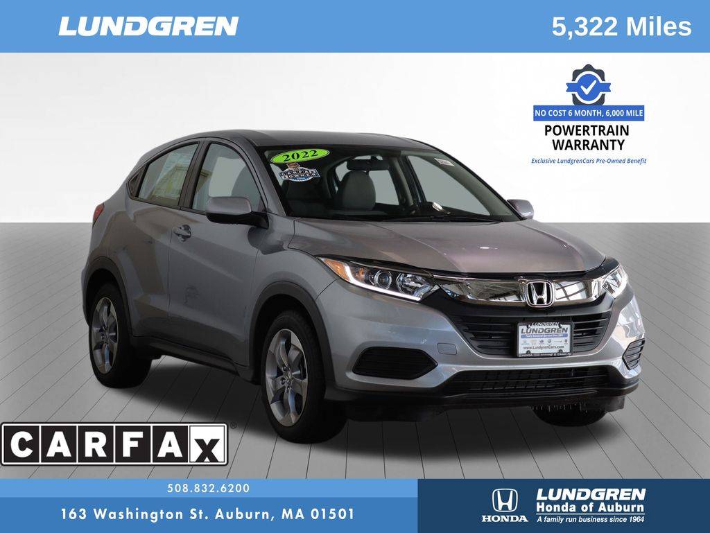 2022 Honda HR-V LX — SUV — 5,329 mi — Auburn, MA