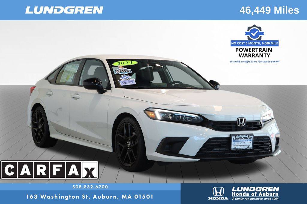 2024 Honda Civic Sport — Sedan — 46,190 mi — Auburn, MA
