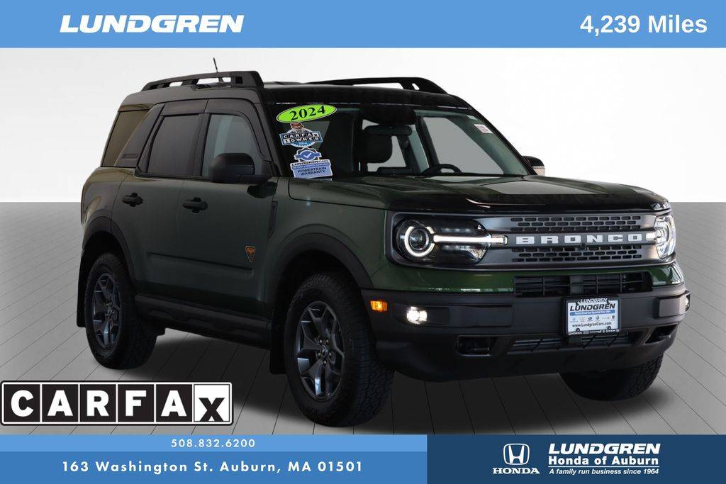 2024 Ford Bronco Sport Badlands — SUV — 4,239 mi — Auburn, MA