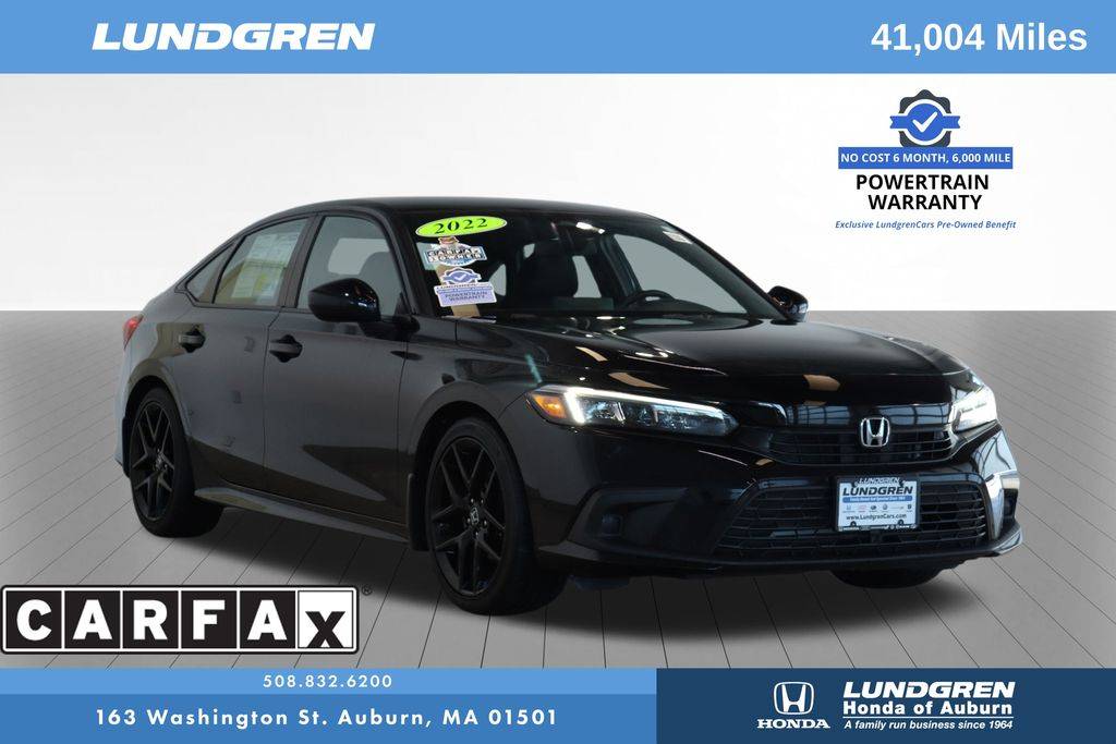 2022 Honda Civic Sport — Sedan — 40,785 mi — Auburn, MA