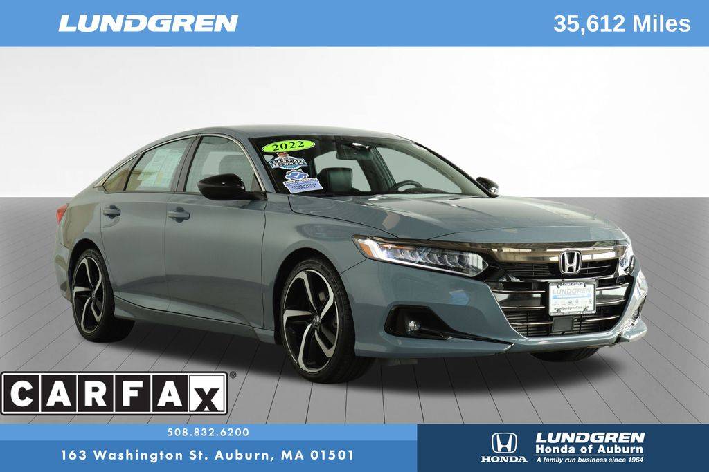 2022 Honda Accord Sport — Sedan — 35,612 mi — Auburn, MA