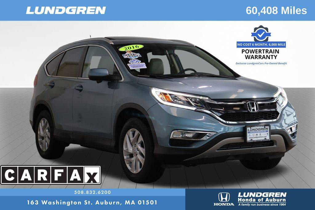 2016 Honda CR-V EX-L — SUV — 60,408 mi — Auburn, MA