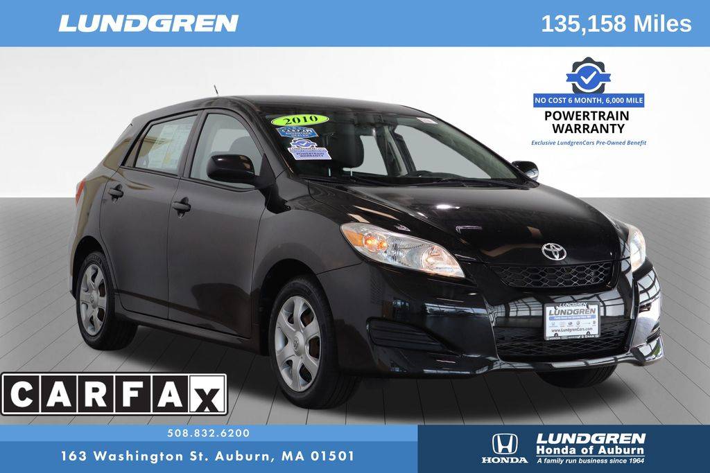 2010 Toyota Matrix Base — Wagon — 135,158 mi — Auburn, MA