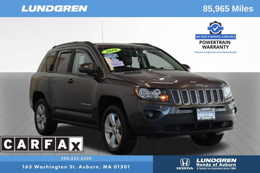 2016 Jeep Compass Latitude — SUV — 85,778 mi — Auburn, MA