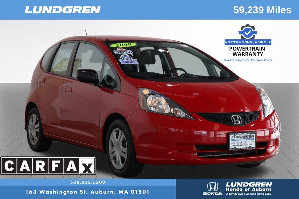 2009 Honda Fit Base — Hatchback — 59,233 mi — Auburn, MA