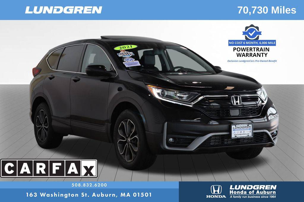 2021 Honda CR-V EX-L — SUV — 70,581 mi — Auburn, MA
