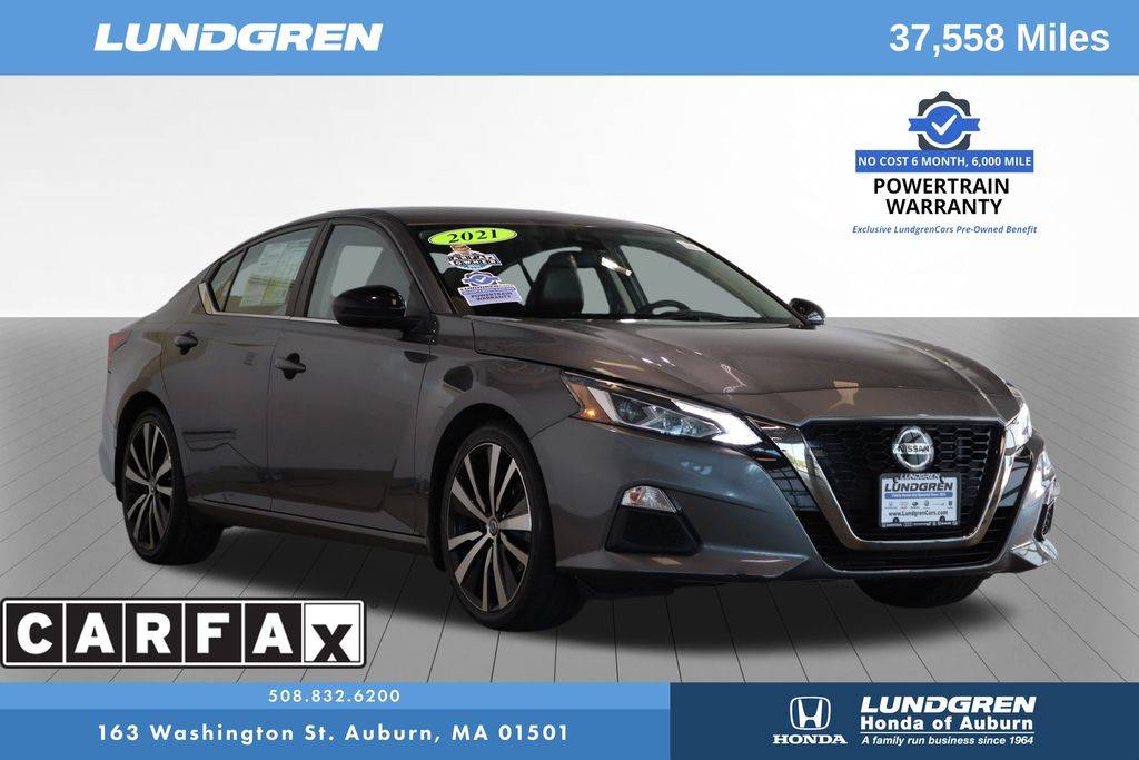 2021 Nissan Altima SR — Sedan — 37,558 mi — Auburn, MA