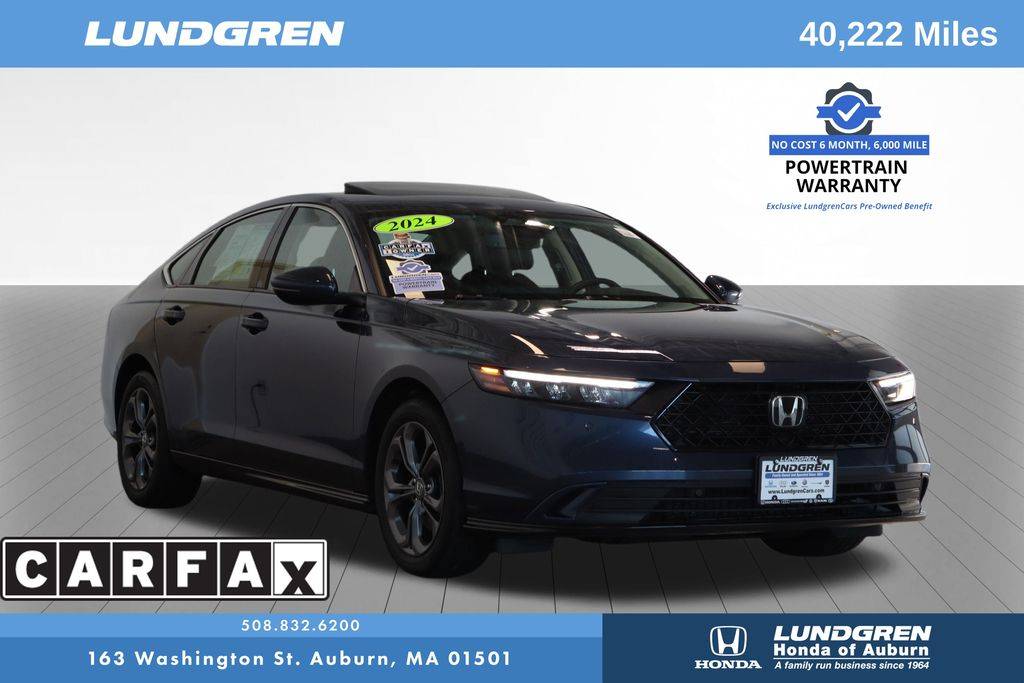 2024 Honda Accord Hybrid EX-L — Sedan — 40,222 mi — Auburn, MA