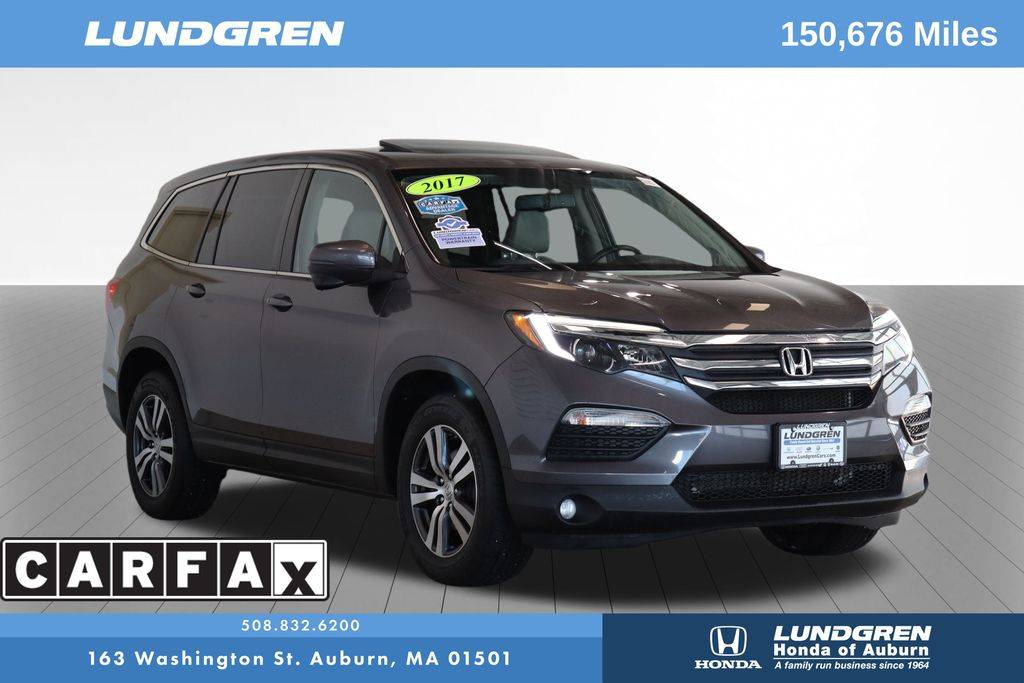 2017 Honda Pilot EX-L — SUV — 150,676 mi — Auburn, MA
