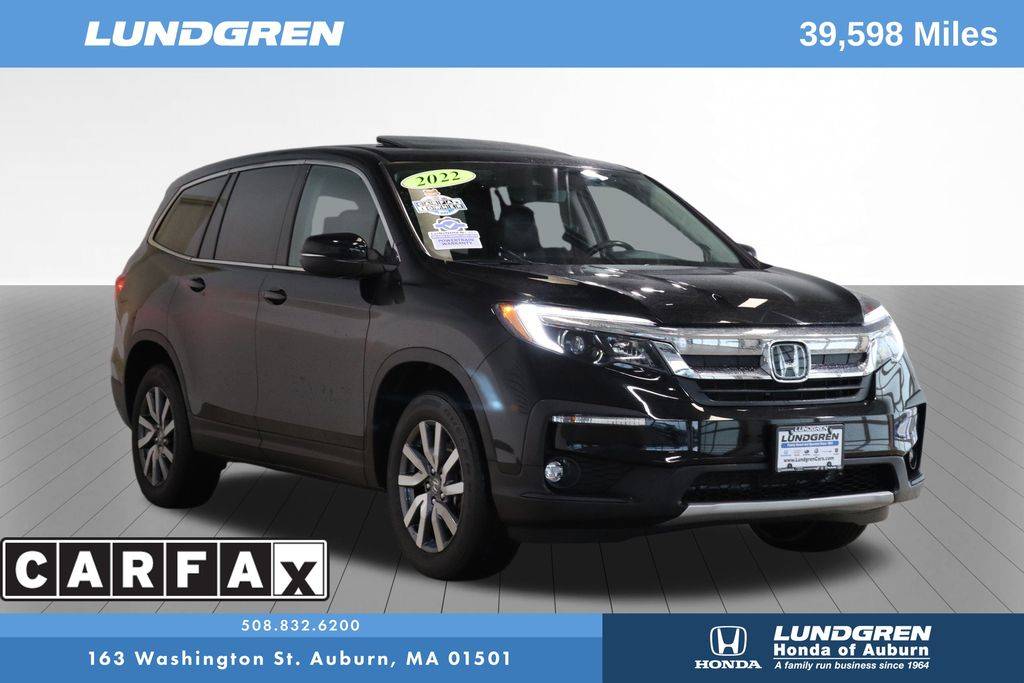 2022 Honda Pilot EX-L — SUV — 39,598 mi — Auburn, MA